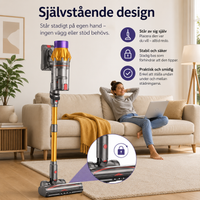 Nord28 X2 - 550W 50 kPa Avancerad Sladdlös Dammsugare 2026 - Skaftdammsugare